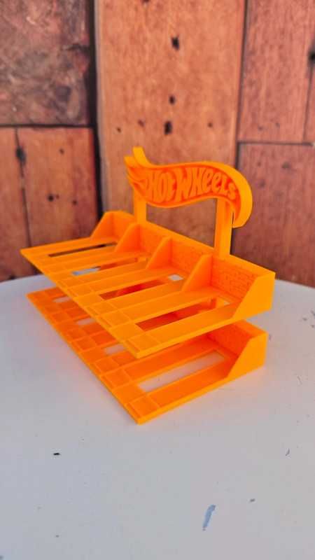 Expositor de 8 carrinhos Hot Wheels