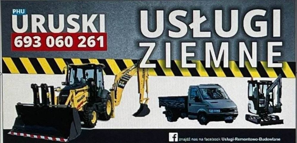 Usługi koparko ładowarka