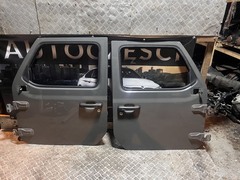 Jeep wrangler jl drzwi prawe lewe przod kompletne