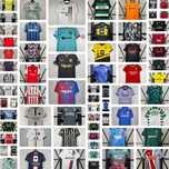 T-shirts de variadíssimas equipas e seleções