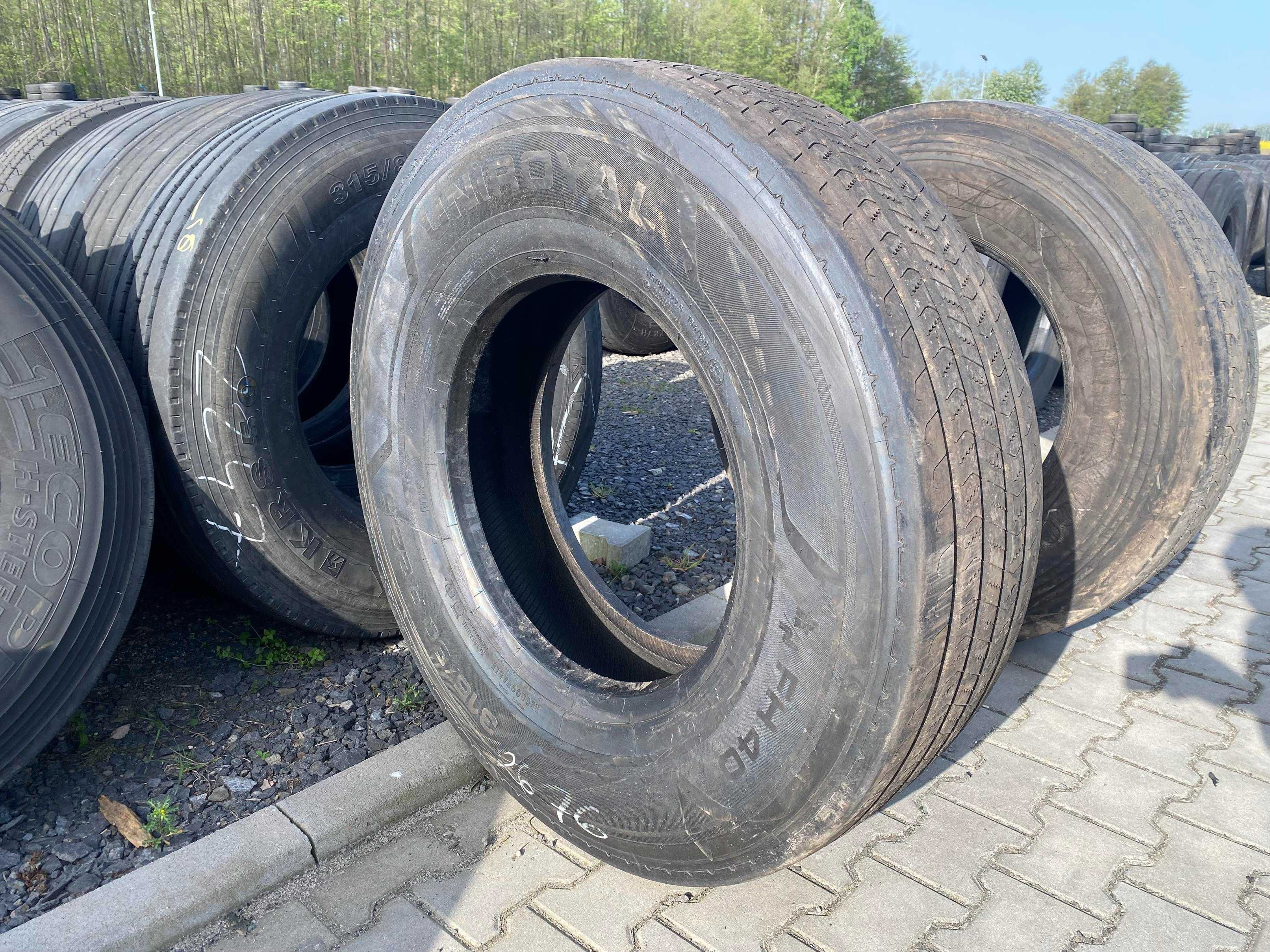 Opona 315/80R22.5 UNIROYAL FH40 Oś Podwieszana 15mm