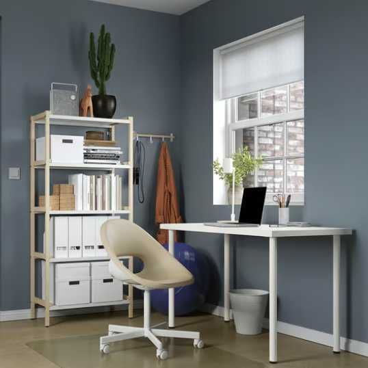 Secretária branca 120X60 cm (montada)