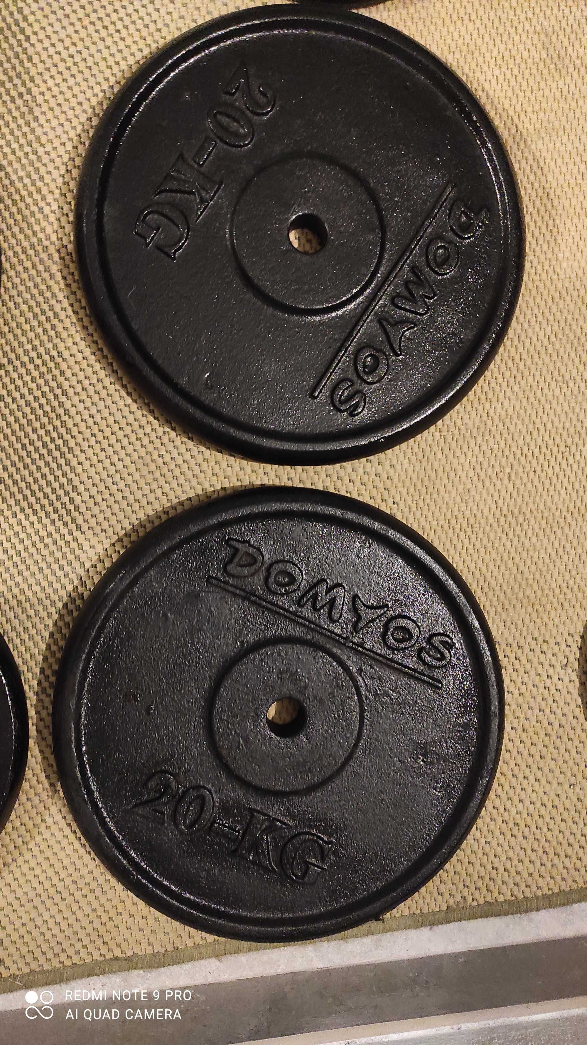 Pesos/malhas de musculação domyos