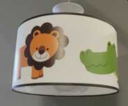 Lampa wisząca dziecięca śr. 35cm żarowka 1500lm gratis;