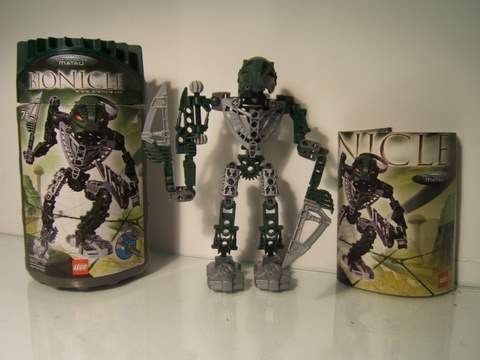 BIONICLE LEGO 8740 PUDEŁKO instrukcja Toa Hordika MATAU figurka rycerz