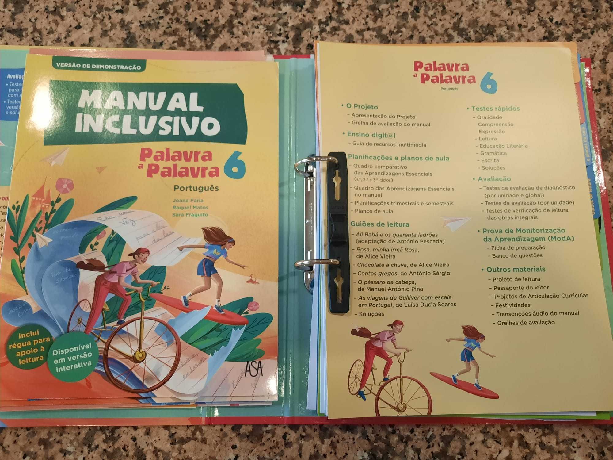 Manual Escolar de Português, Palavra a Palavra, 6º ano_Asa Editora