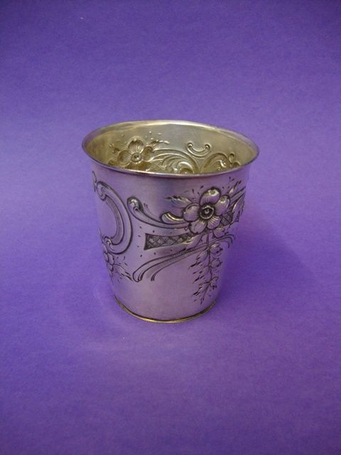 Copo antigo em prata portuguesa