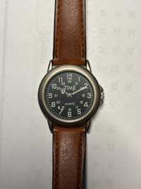 Zegarek Time magazyn 32mm pasek skórzany field military kwarcowy