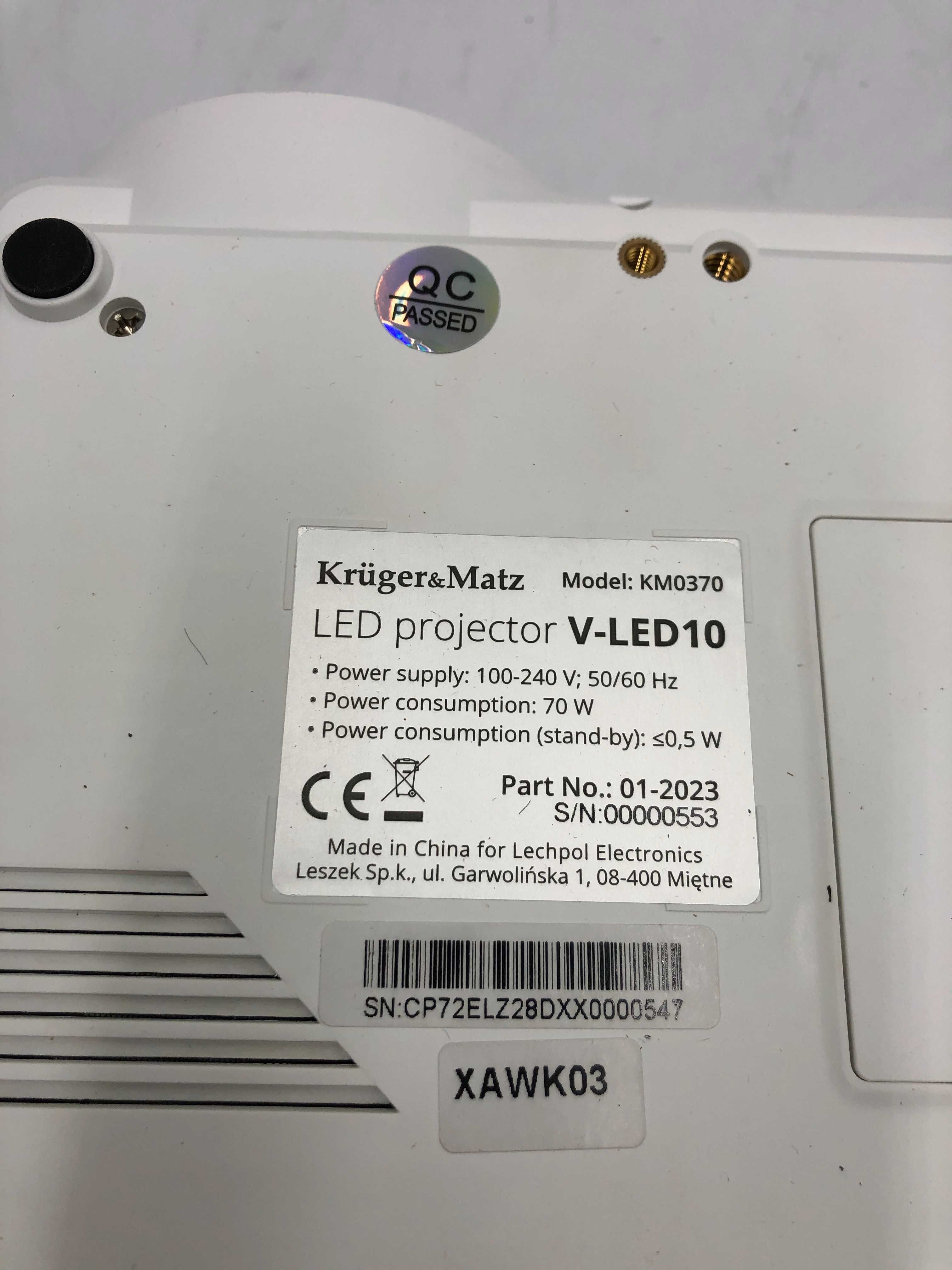 Projektor Kruger&Matz LED V-LED10