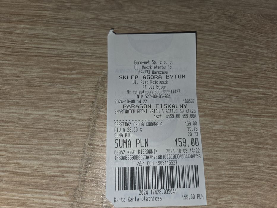 Smartwatch redmi watch 5 active