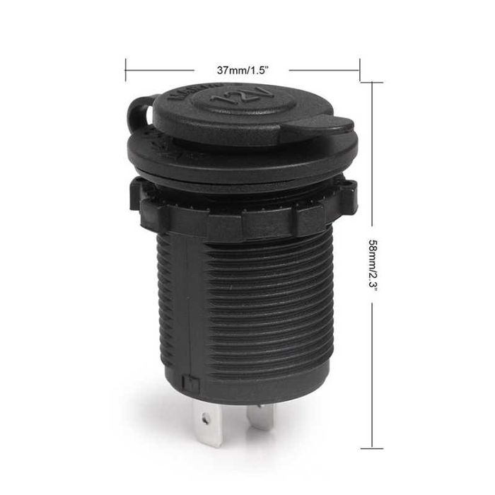 Водонепроницаемое гнездо прикуривателя 12 вольт разъем-розетка в авто