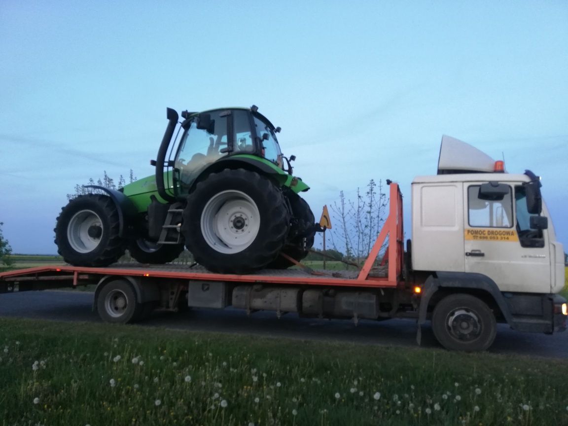 Laweta Transport TUSZYN Koparko Ładowarki Wózek niskopodwozie Traktor