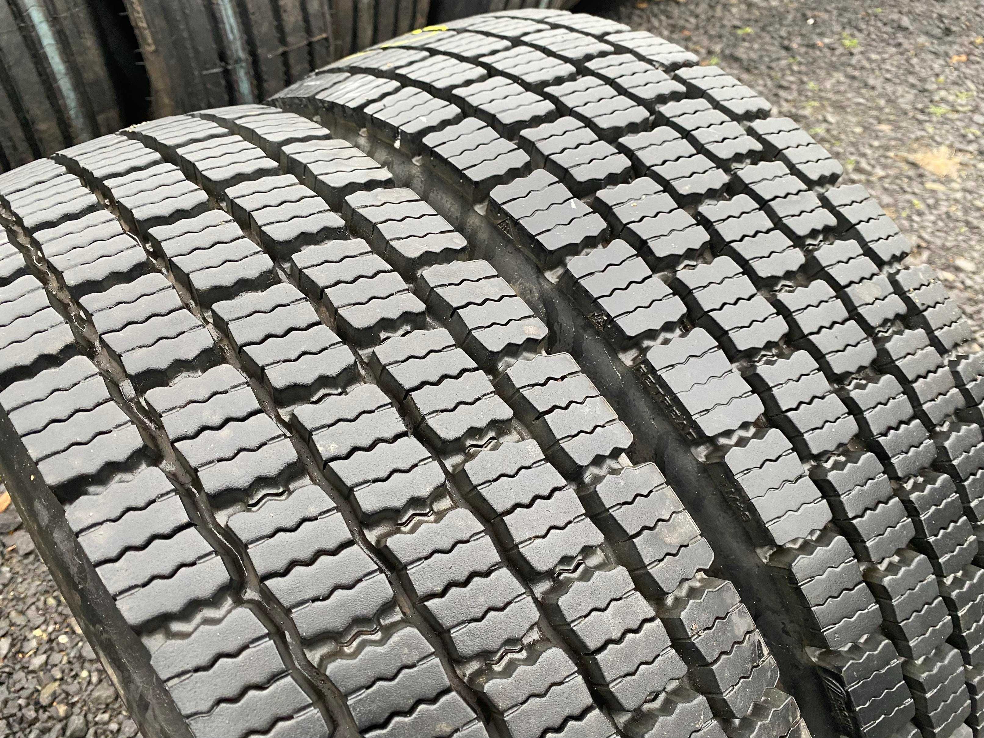 Opony 215/75R17.5 BIEŻNIKOWANE TYP KOSTKA Napędowe 14-15mm