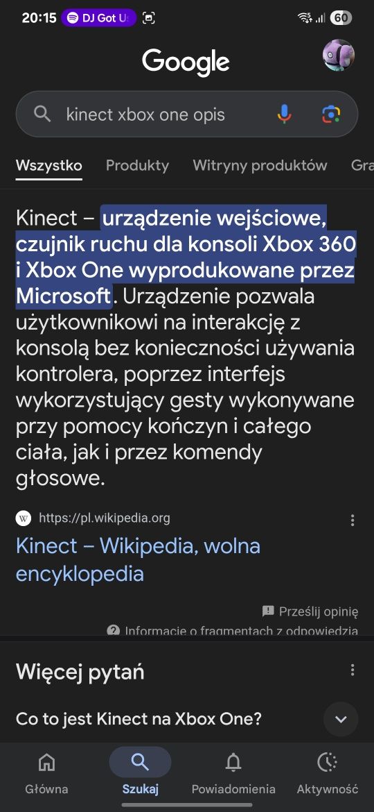 Kinect xbox one s/x