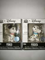 Funko pop mini Disney 101 dálmatas pongo e perdita