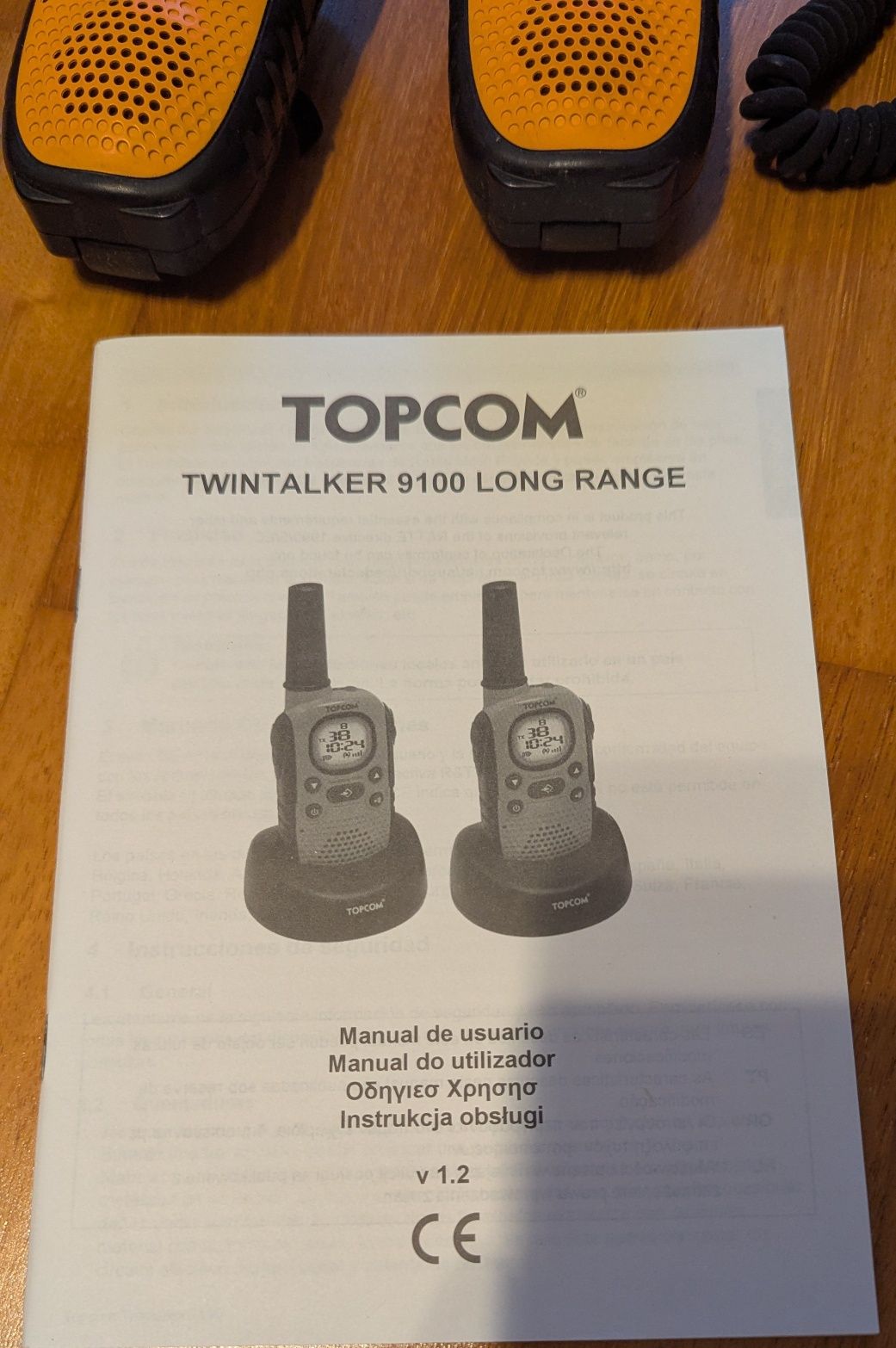 Duży zestaw walkie-talkie krótkofalówki Topcom Twintalker 9100