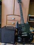 Gitara elektryczna Harley Benton z wzmacniaczem