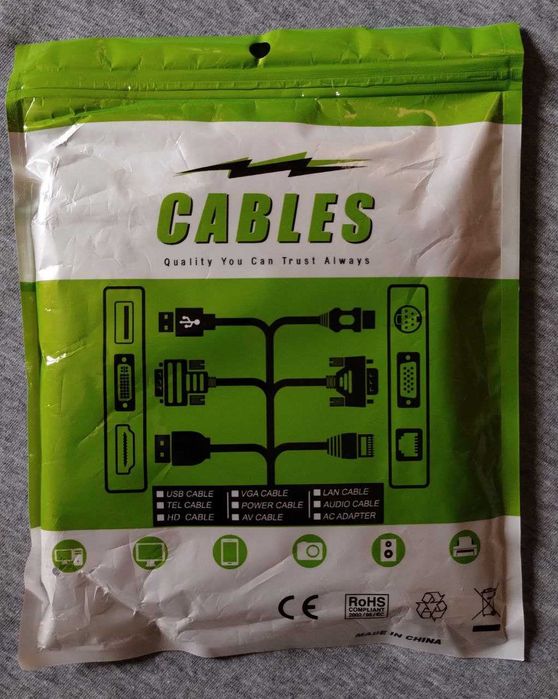 Кабель HDMI-HDMI стандарт 2,1, поддержка 4K, 60fps (длина 2 метра)