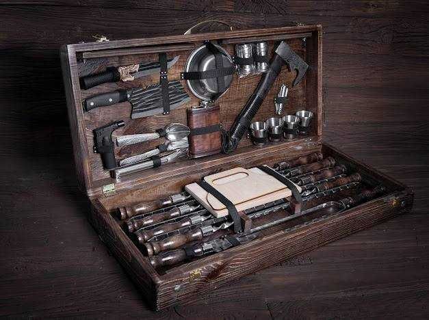 Преміум подарунок для чоловіка! шампура в кейсе! подарунок для хлопця