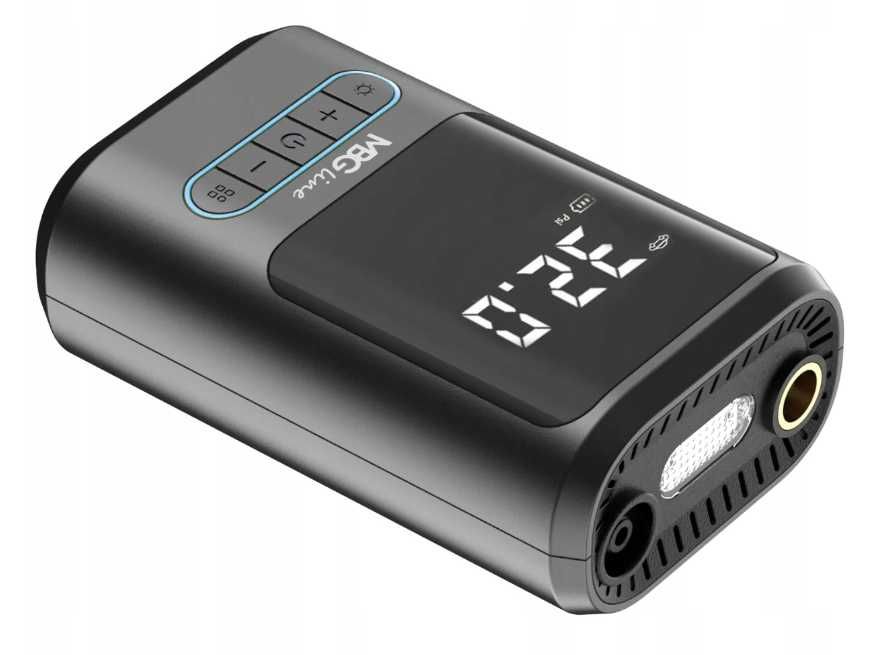 KOMPRESOR AKUMULATOROWY samochodowy bezprzewodowy + powerbank led
