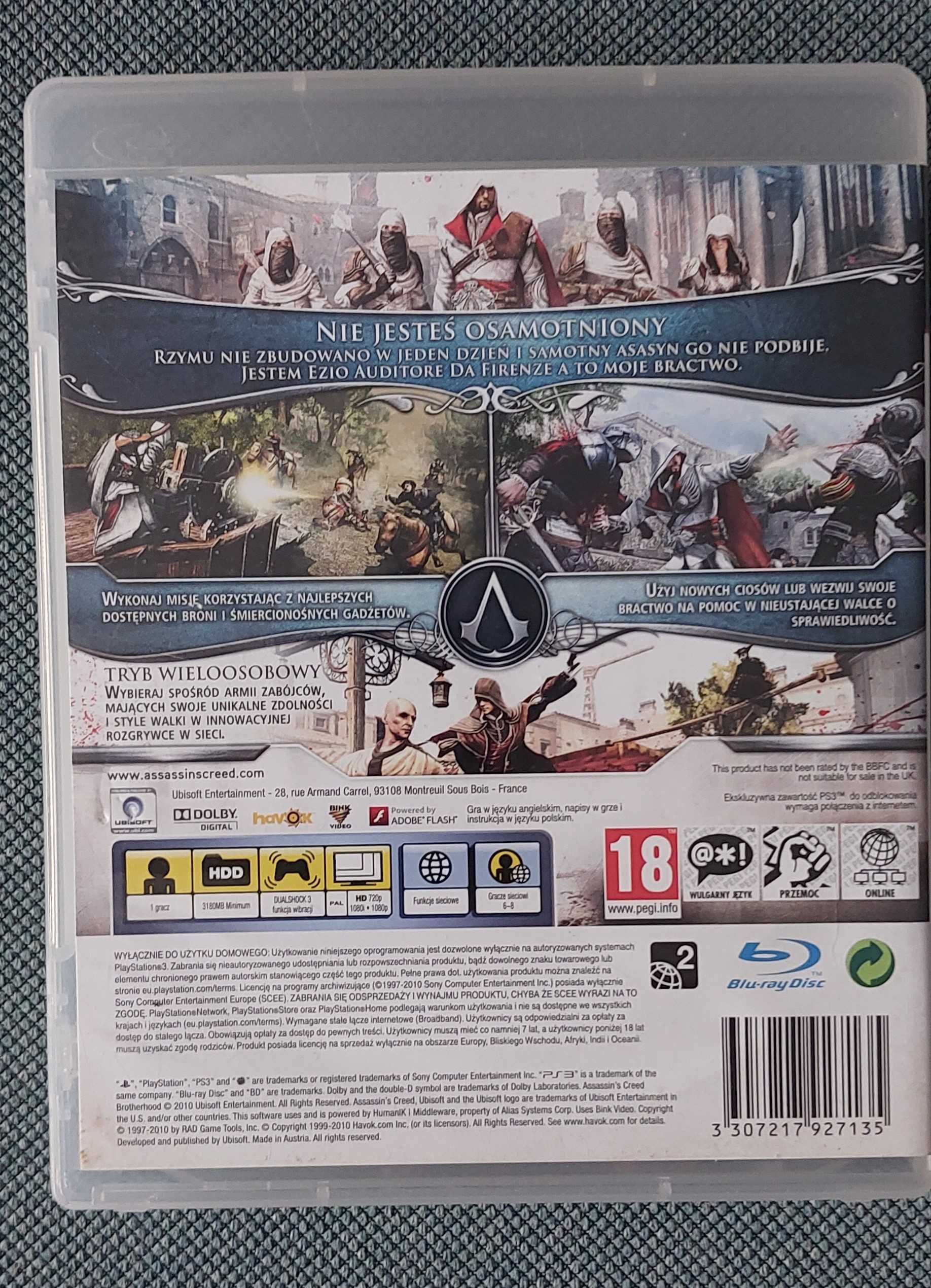 gra PS3 Assasins Play Station konsola Polska wersja językowa