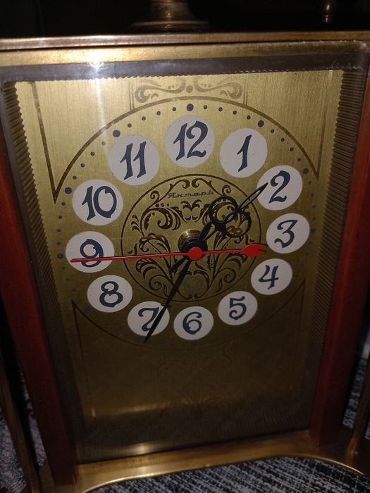 Zegar Jantar kwarcowy ZSSR