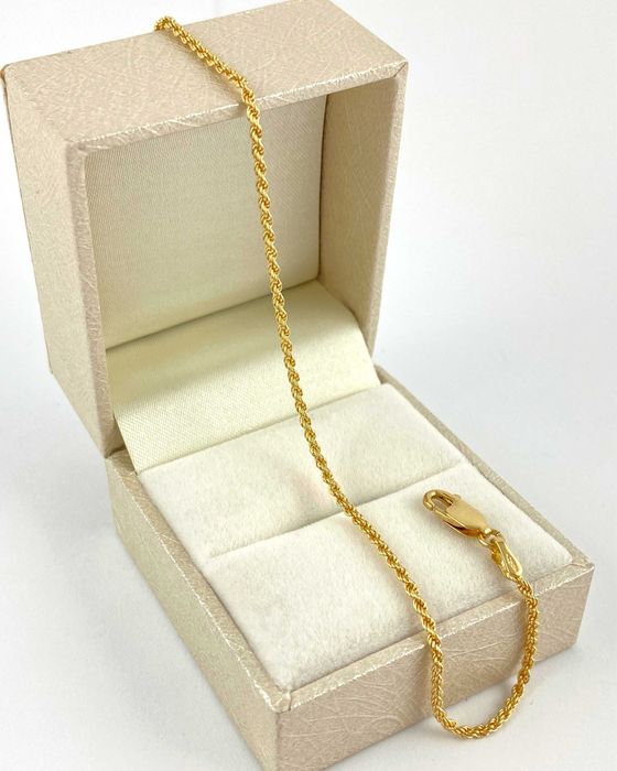 ZŁOTA bransoletka KORDEL 1,55 mm PRÓBA 585 (14K) długość 20,5 cm