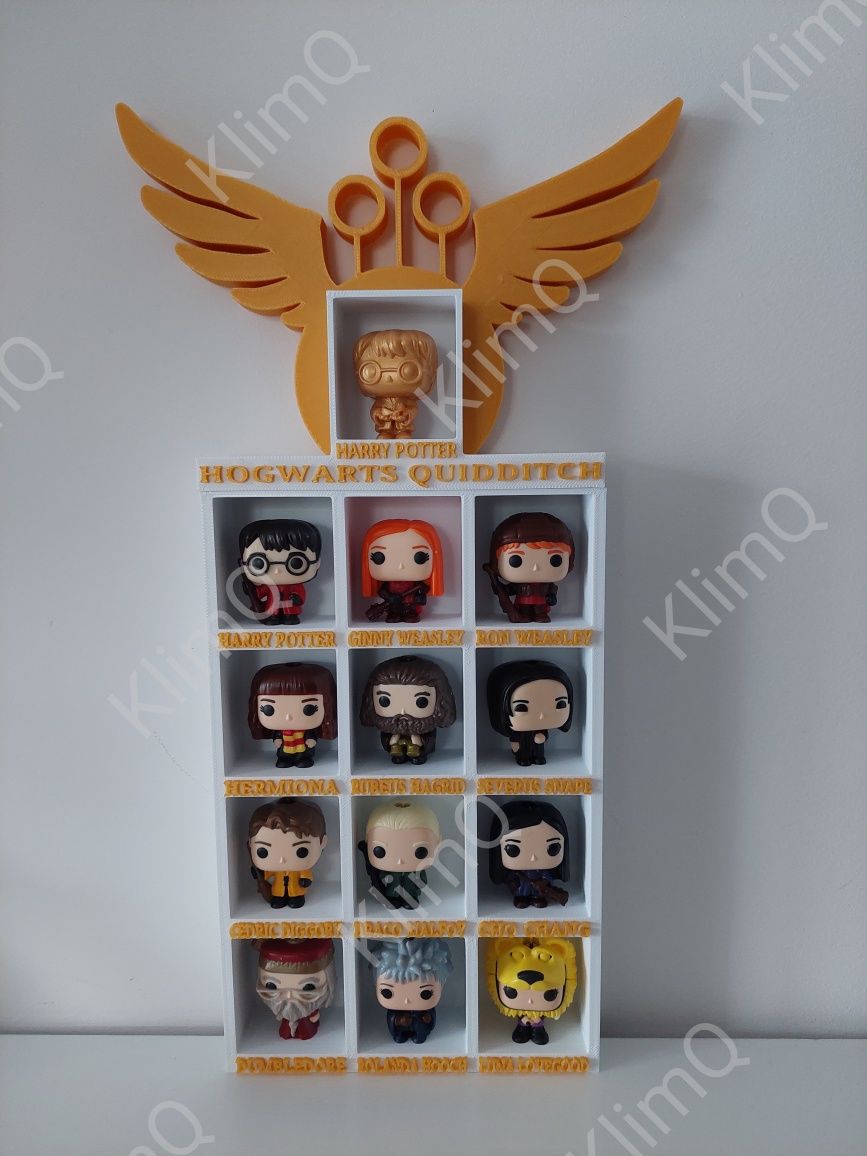 QUIDDITCH * NOWOŚĆ * Półka na figurki Funko Harry Potter 2 Kinder Joy