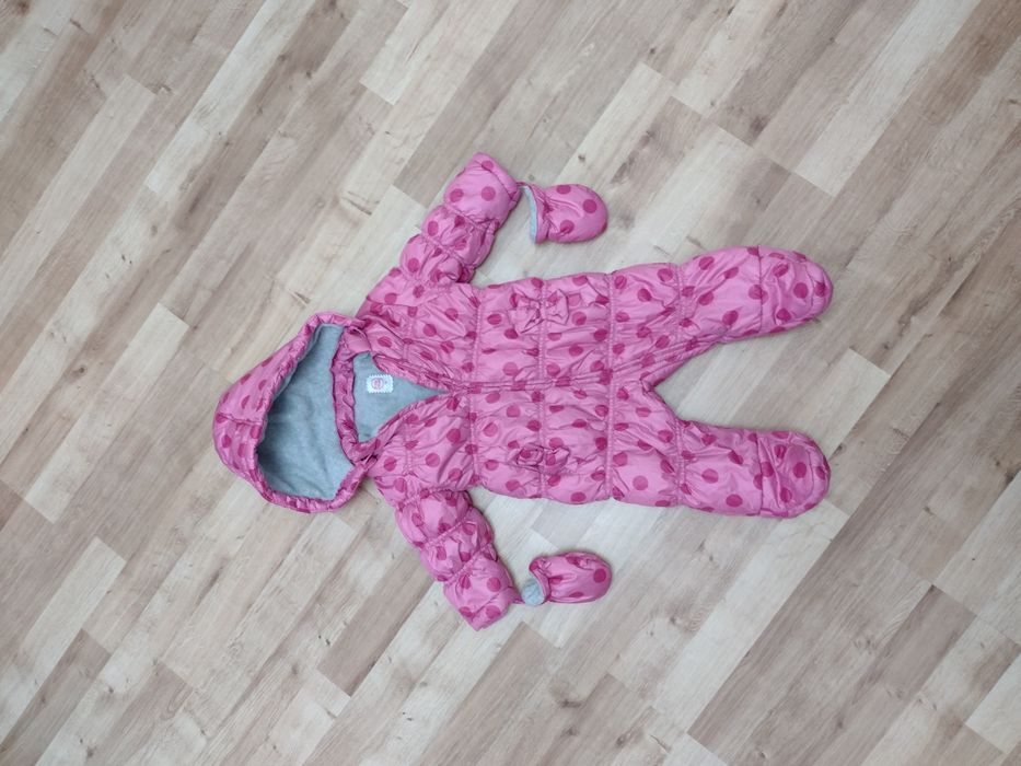 Kombinezon zimowy dla dziewczynki 74