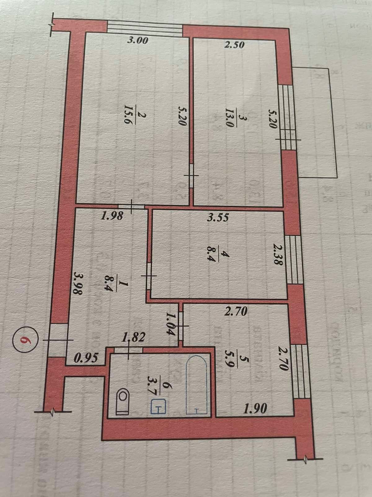 Продам 3х кімнатну квартиру смт.Пулини