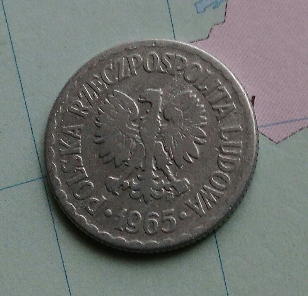 Moneta 1 zł z 1965r - PRL
