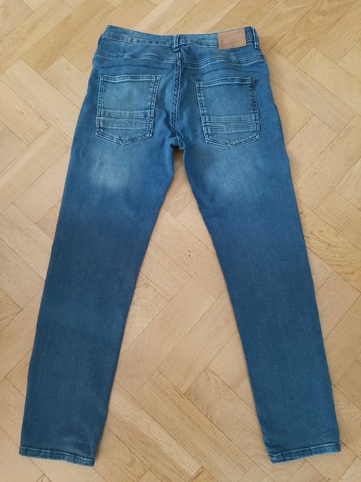 Spodnie chłopięce jeansowe r. 152