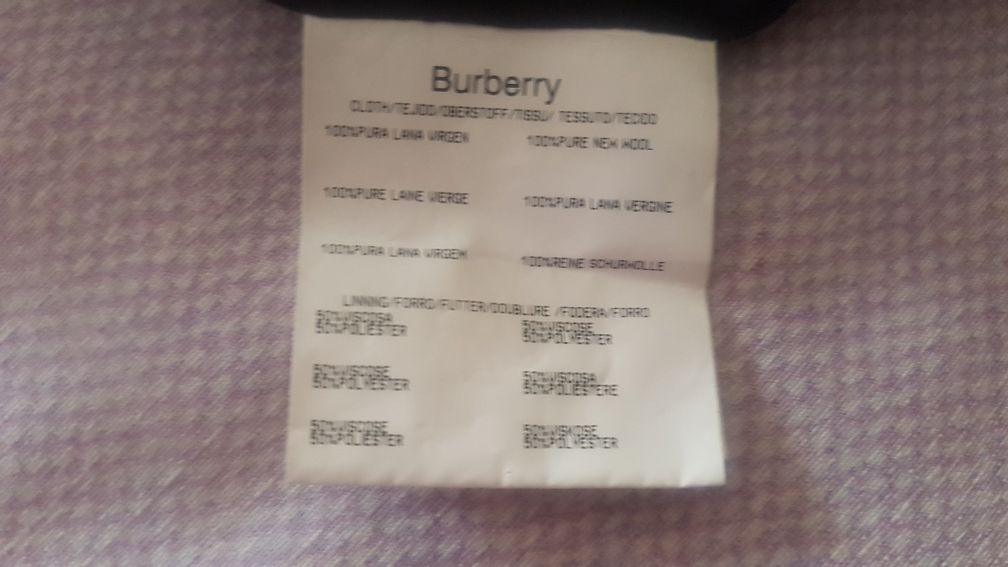 Saia calção Burberry