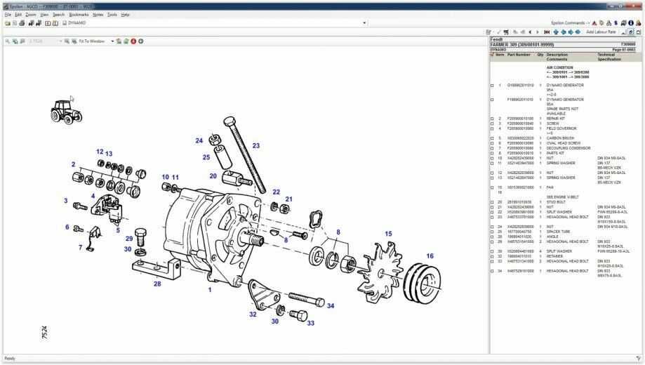 AGCO Epsilon KATALOG CZĘŚCI Massey Ferguson Fendt Schematy Instrukcje