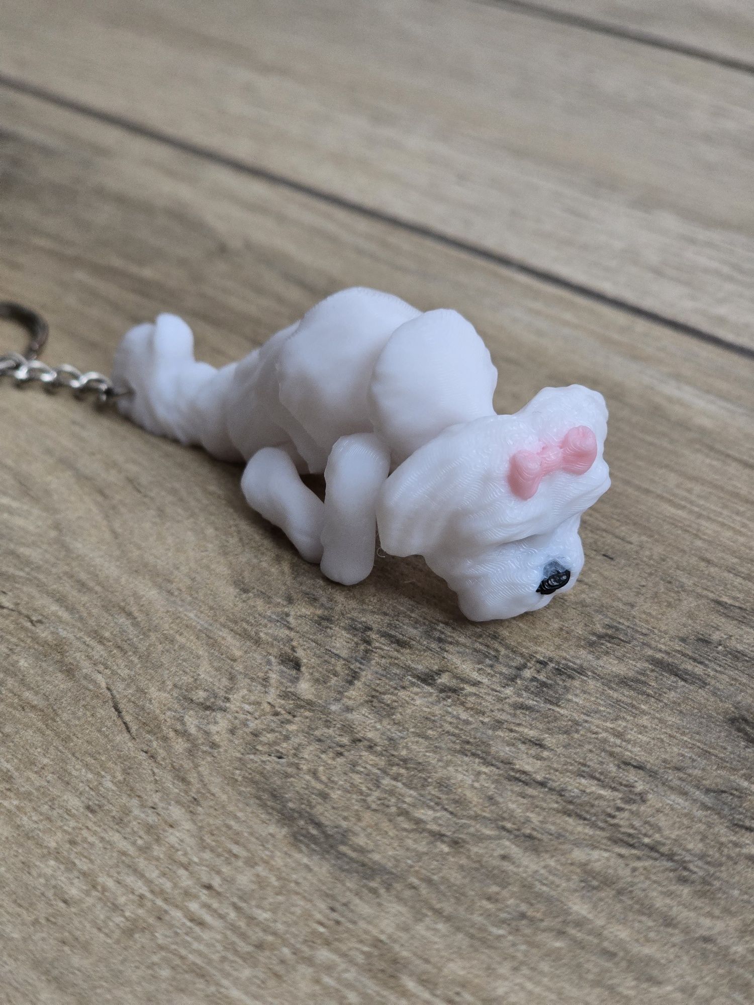 Breloczek Maltańczyk 3d - Seria Psów Dog Brelok Druk3d fidget Keychain