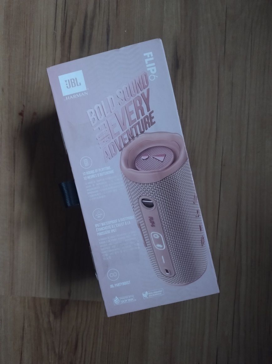 JBL Flip 6 różowy - nowy