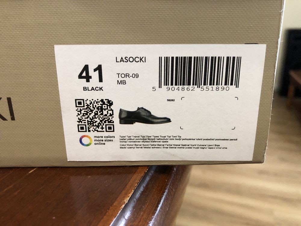 Buty skórzane CCC Lasocki r.41 nowe