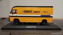 Assistência rally Renault colecionador retrô