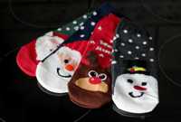 Набір 4 пари новорічних теплих шкарпеток розмір 36-39, носки детские