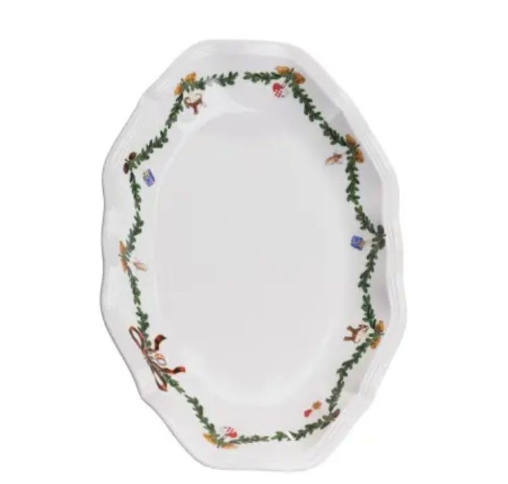 Столовий сервіз новорічний порцеляновий ROYAL 32 предмети на 6 персон