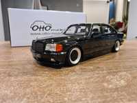 Mercedes-Benz 560 (W126) SEL 6.0 AMG - 1989, black Otto Mobile 1:18