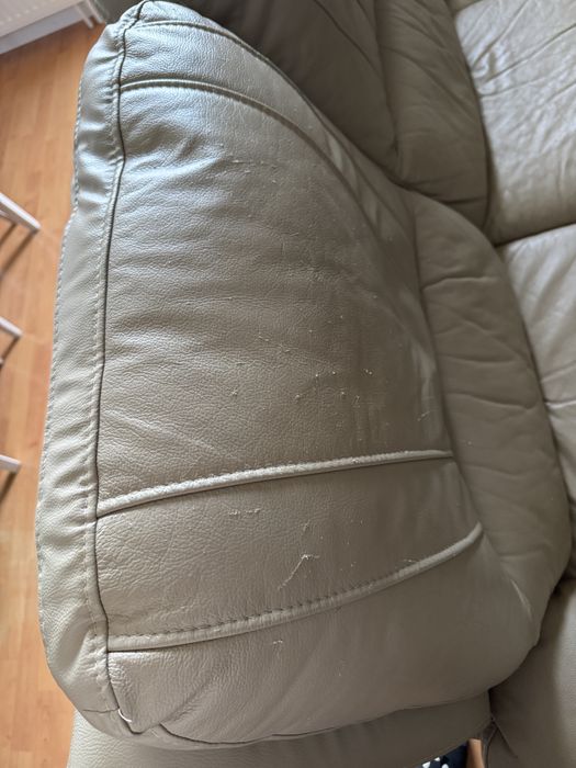 Sofa z funkcją relaks 3-osobowa kanapa beżowa relax