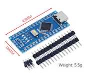 Контроллер Arduino Nano Atmega328PB-U Uno Atmega328P, 5V