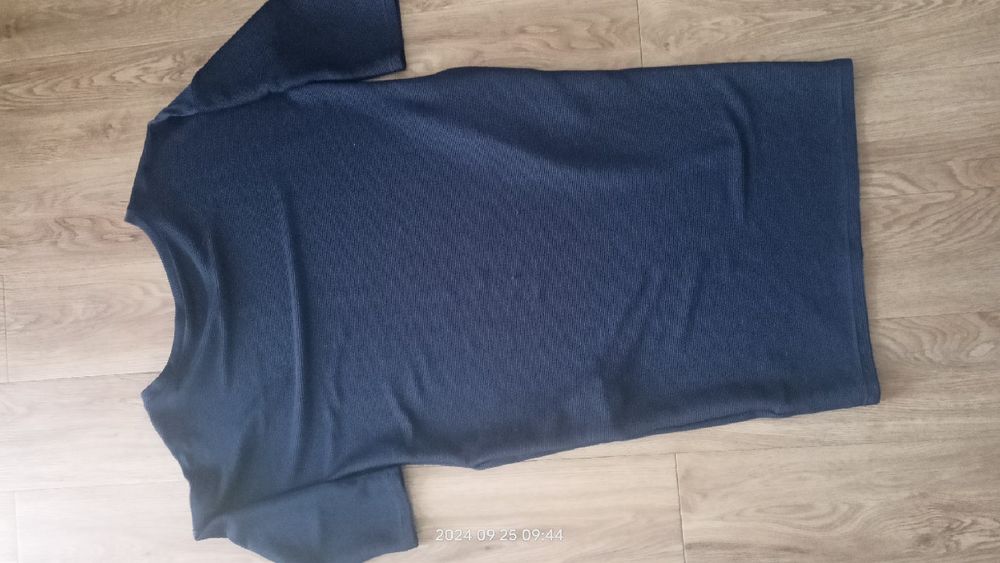 Sukienka Bonprix 36/38 granatowa rękaw 3/4