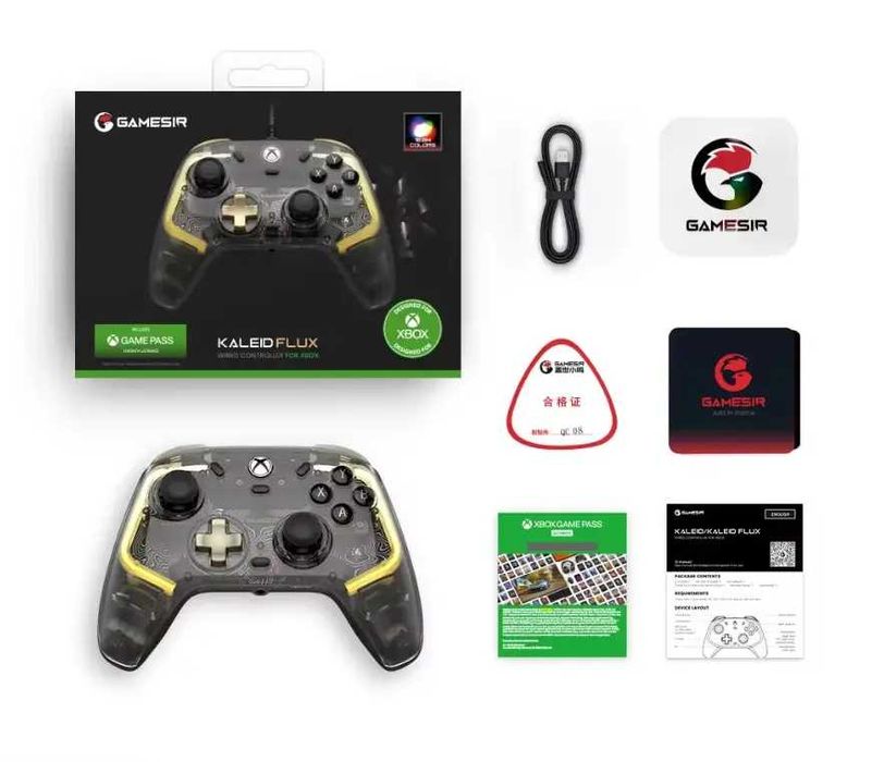 Дротовий геймпад GameSir Kaleid Flux з RGB