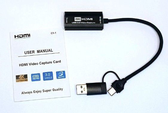 HDMI в Type-C USB 3.0 зовнішня карта відеозахоплення для ноутбука ПК