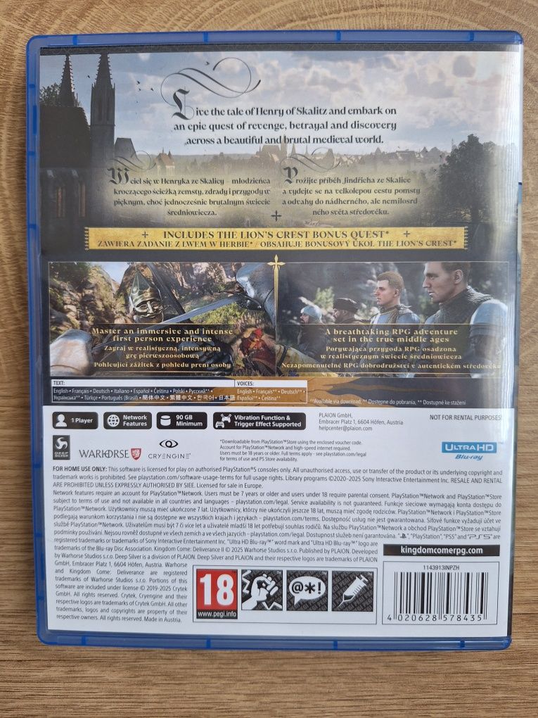 Kingdom Come Deliverance II PS5