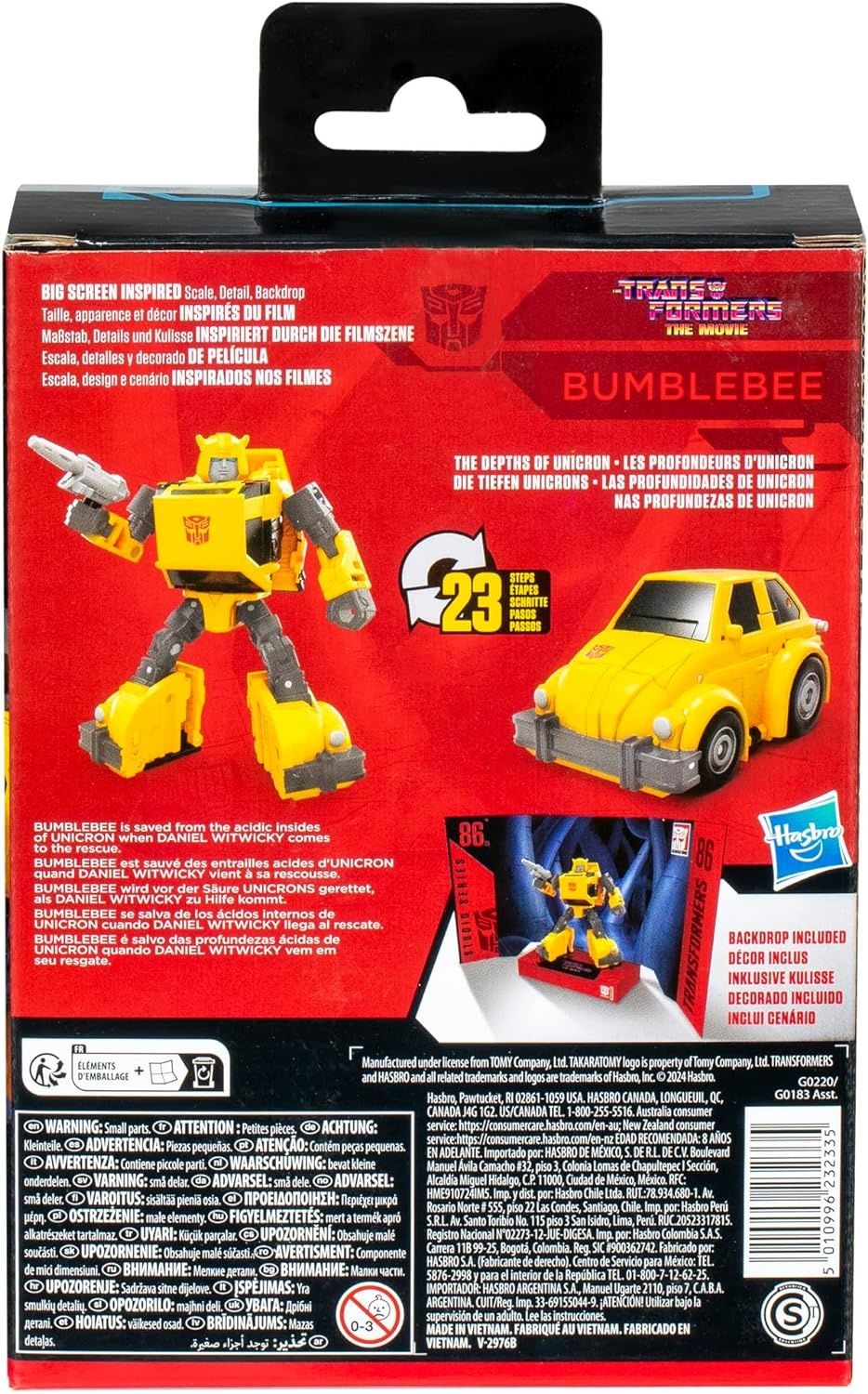 Transformers Toys Studio Series Deluxe 86-29 Bumblebee