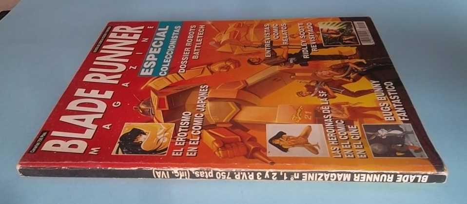 BLADE RUNNER Magazine Nº 1, 2, 3 - Edição Especial 180 páginas