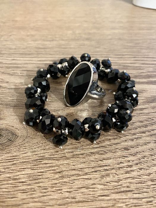 Набір браслет та кільце (19 мм) біжутерія